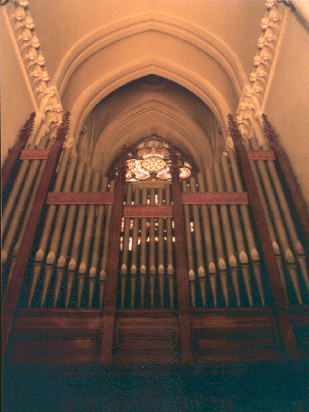 verlag peter ewers - Prospekt der Schyven-Orgel in Notre-Dame de Laeken, Brüssel